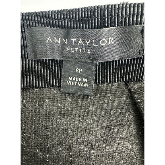 Ann Taylor Size 8 Petite Houndstooth MIdi Pencil Skirt Classic Timeless - Picture 3 of 8